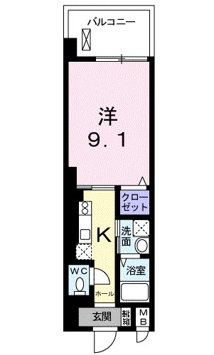 イーリス　ニシオオジマ  間取り図