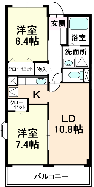プラティーヌ　パレ  間取り
