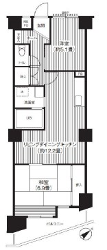 関寅ビル第1 205号室 間取り