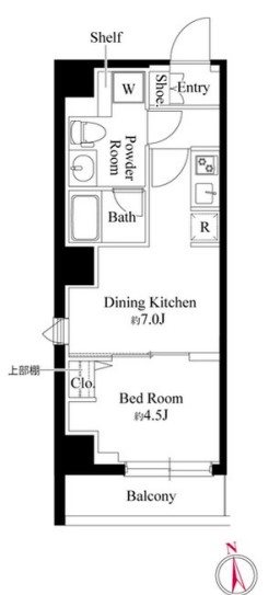 グランパセオ日本橋イースト 間取り