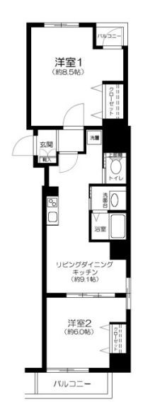 パークサイド東陽 間取り