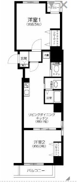 パークサイド東陽 間取り図