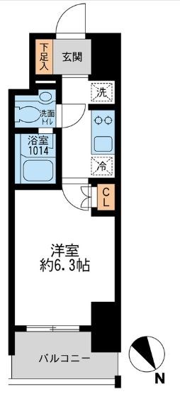 アーデン門前仲町 間取り