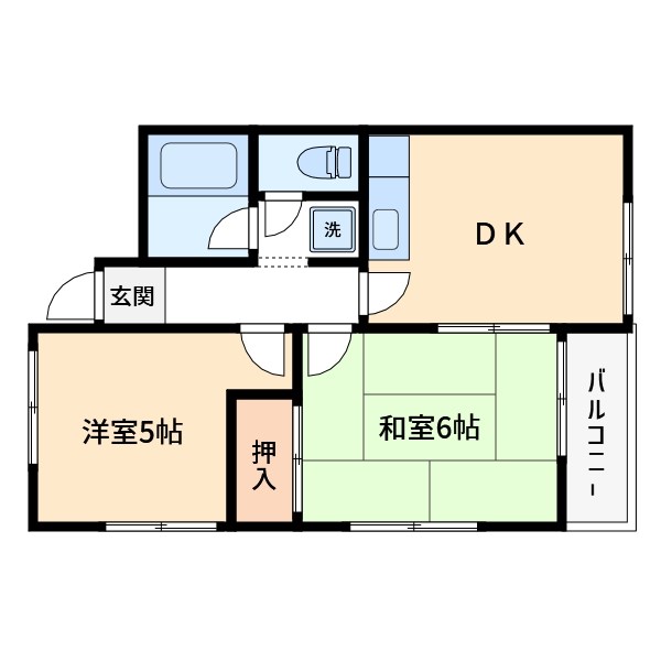 中葛西ビル 202号室 間取り