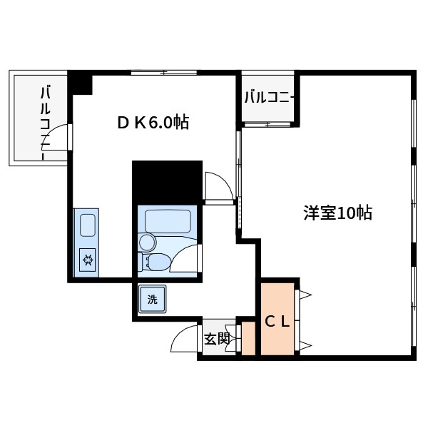 ハイホーム沖田 間取り