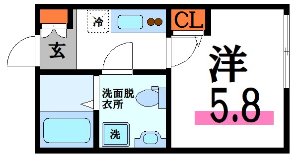 ヴェスタ南小岩 間取り図