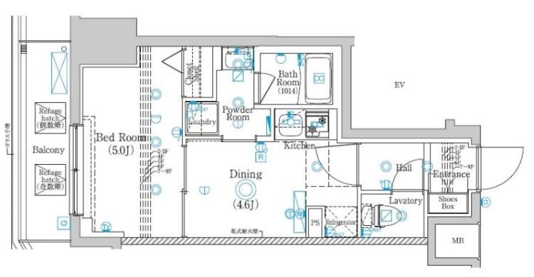 ラフィスタ北綾瀬 間取り図