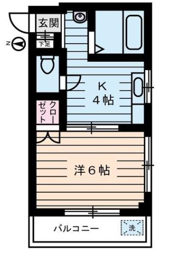 ハイツリバーランド  間取り