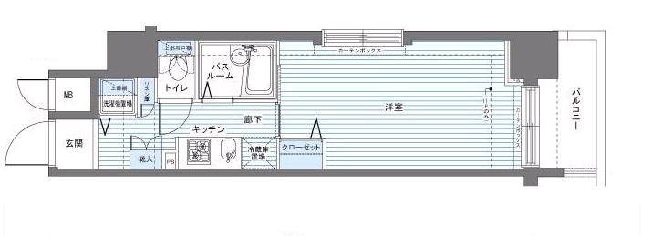 レジディア銀座東 間取り図