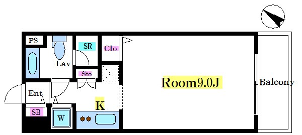 カスタリア水天宮 間取り