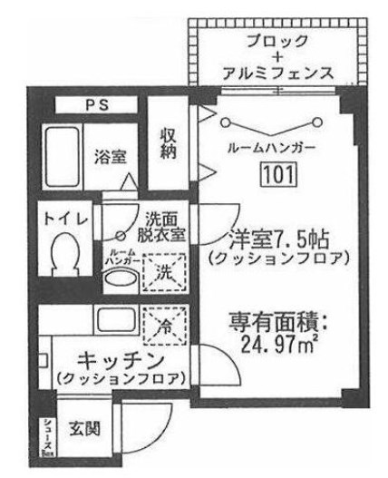 ＢＩＴＵＲＢＯ  間取り