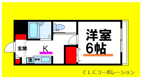 浅間ビル  302号室 間取り
