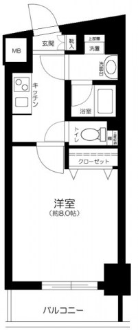 CALM.KOIWA　WEST  間取り図