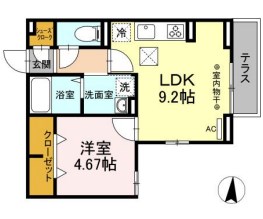 クレセント琴平 間取り図