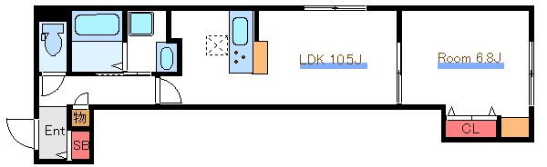 PENNY LANE 103号室 間取り