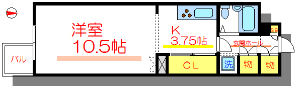 ブルックス東日暮里  間取り