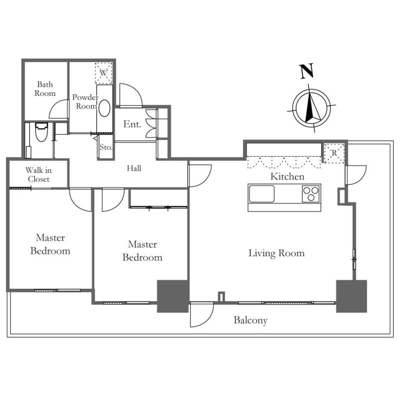 リエトコート　アルクスタワー 間取り