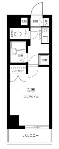 サンテミリオン門前仲町 間取り図