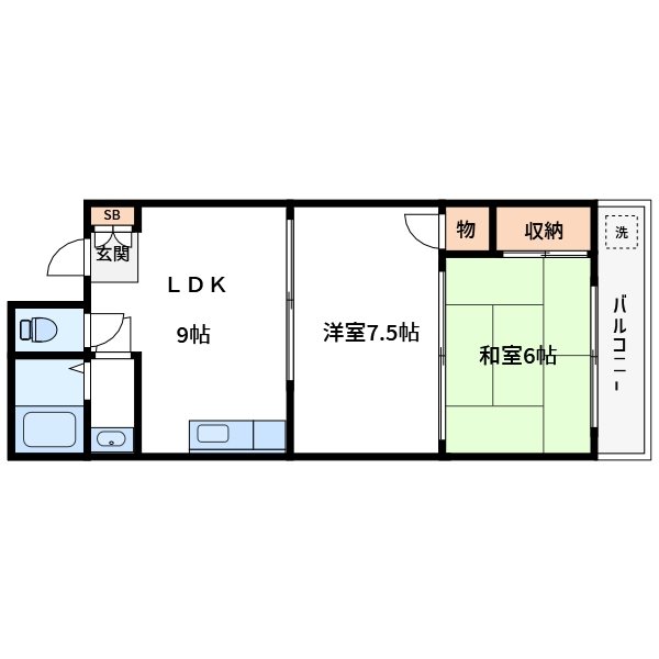 ハイツ高橋 間取り