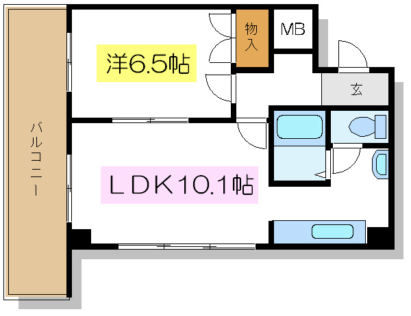 ホワイトコートⅢ   間取り図