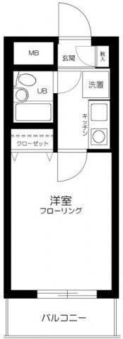 菱和パレス月島 間取り
