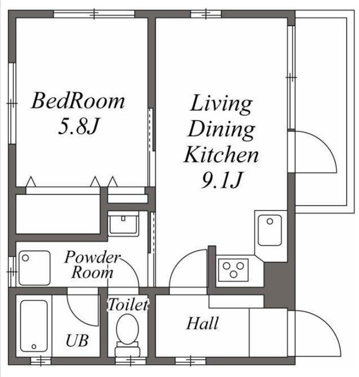 ユーコート住吉 間取り