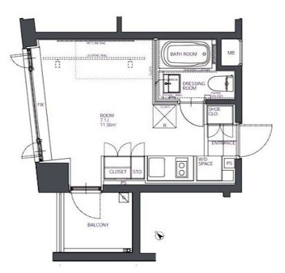 BPRレジデンス人形町 間取り