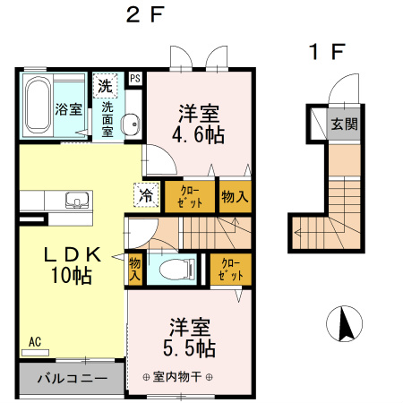 グランドパレスオクド 間取り