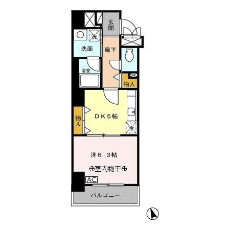 FREUDE ASAKUSA 間取り図