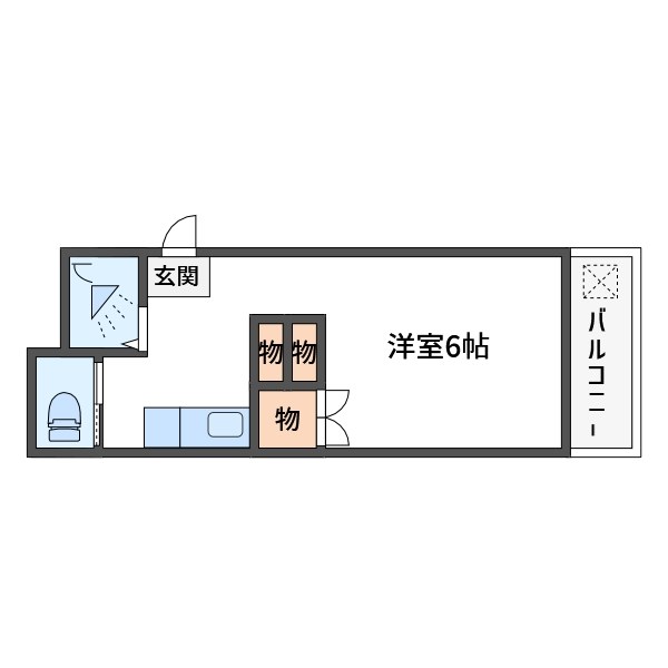 ハイツ小野塚  間取り図