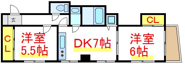 メゾンジンボ  間取り