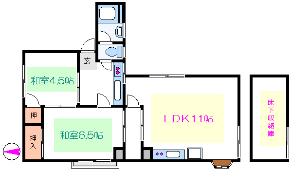 パークハイム星 間取り図