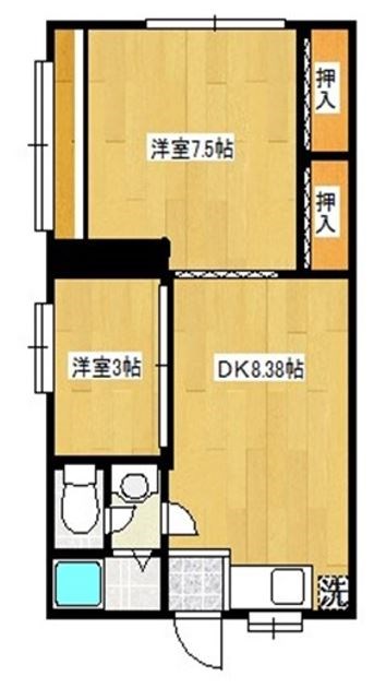 松江ロイヤルハイツ 間取り