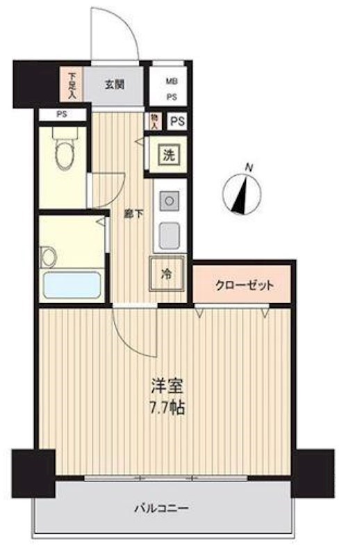 メインステージ日本橋人形町 間取り
