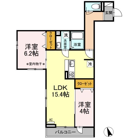 Akarenga浅草  間取り図