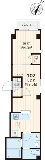 アリュール浅草  間取り