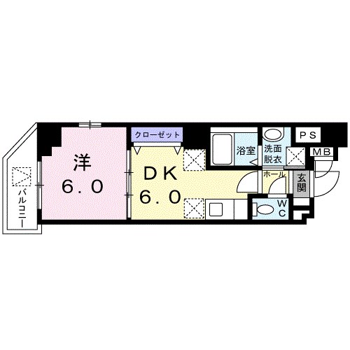 ラ・ポーズ　ゾー 間取り図