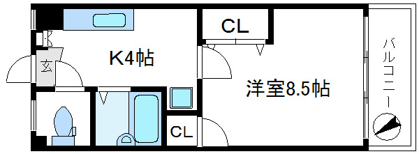 杉浦マンション 間取り図