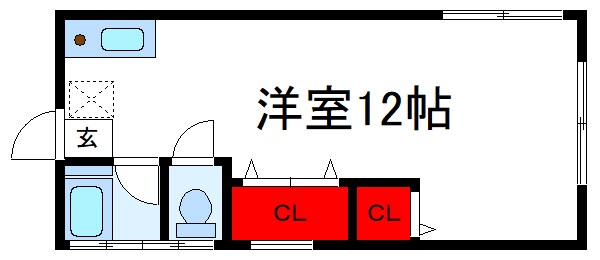 グランパレス王子  間取り図