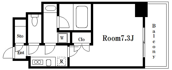 S-RESIDENCE月島 間取り