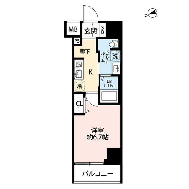 プレール・ドゥーク門前仲町Ⅲ 間取り