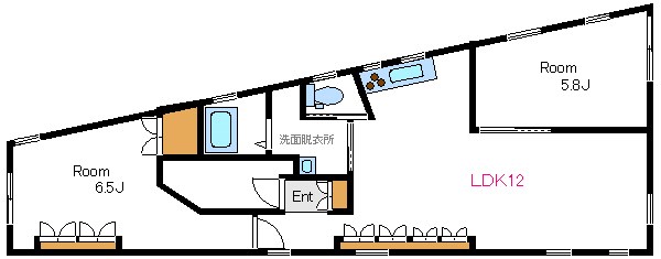 ワールドビル  間取り図