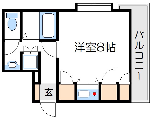 フォレストコートカサイ  間取り図