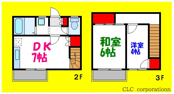 フレックスイン 203号室 間取り