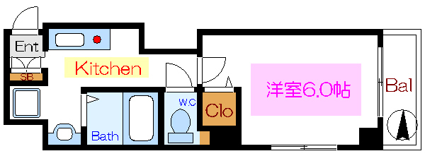 クレールメゾンMS 間取り図