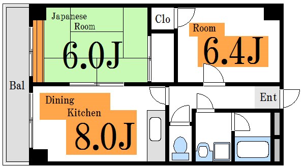 メッツ葛西 402号室 間取り