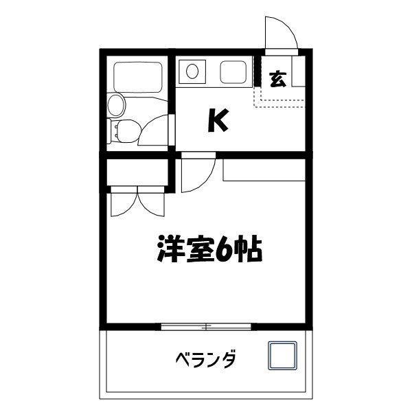 ハイム本一色  間取り