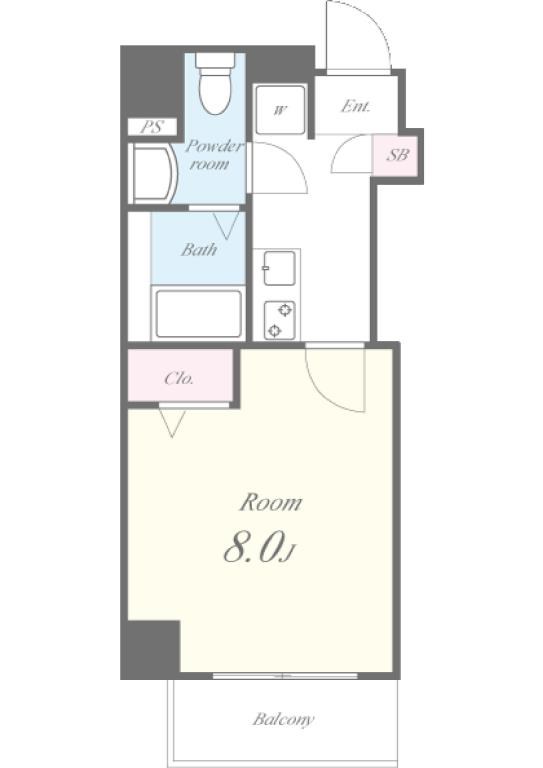 Bonheur(ボヌール) 間取り