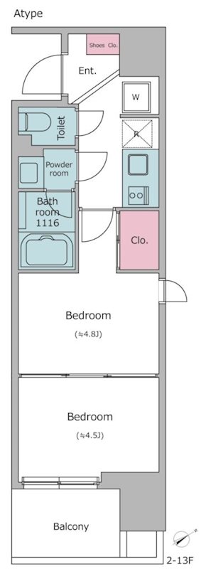 ライトテラス上野   間取り