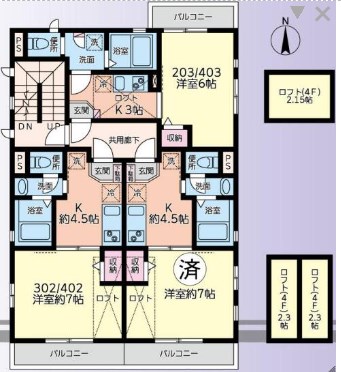 ロイヤルマキシム木場 間取り図